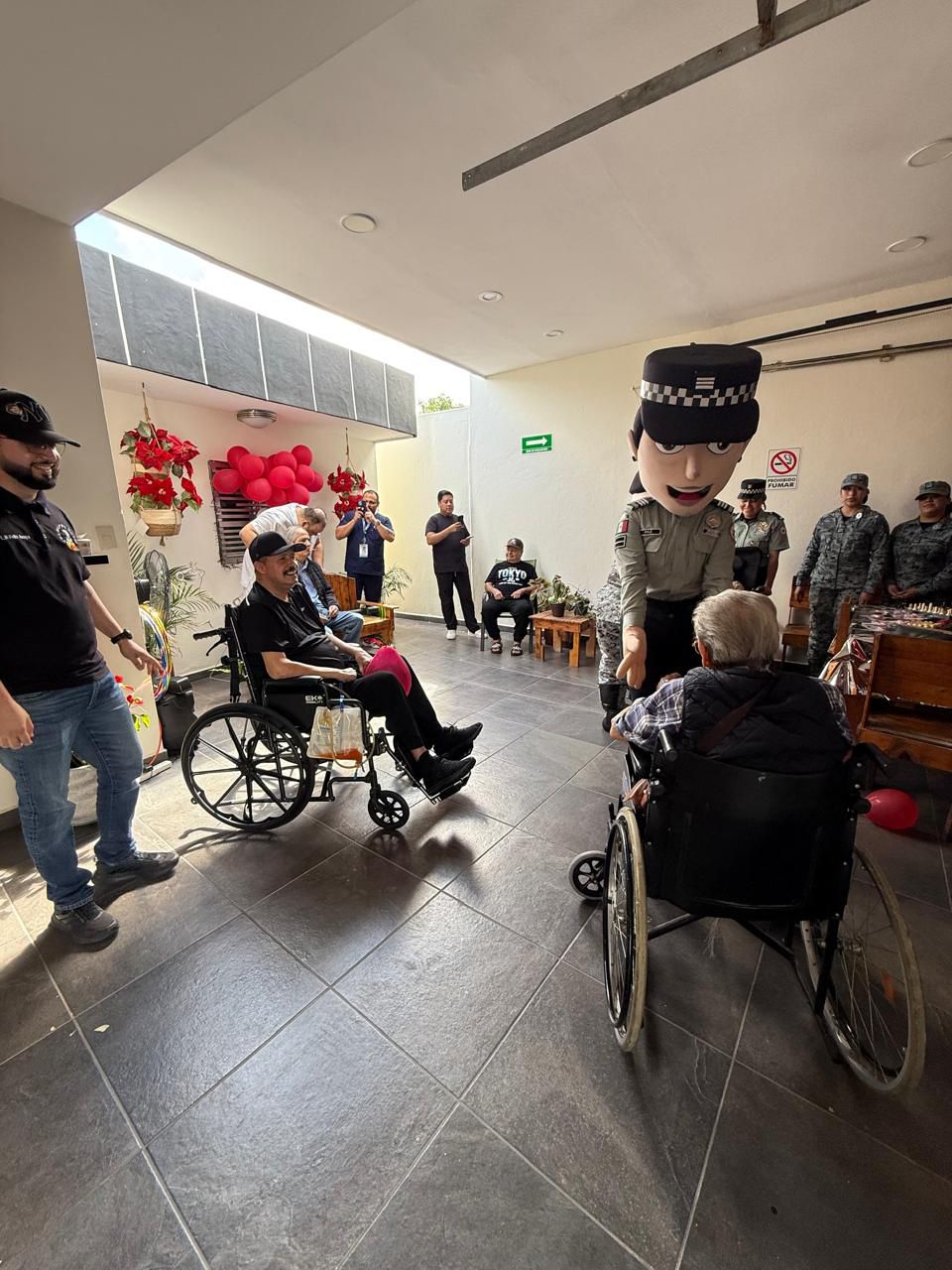 Visita de la guardia nacional
