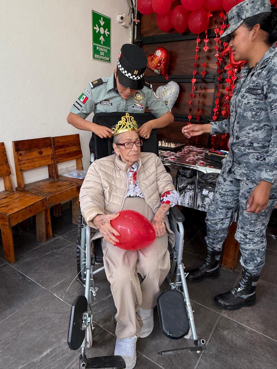 Visita de la guardia nacional