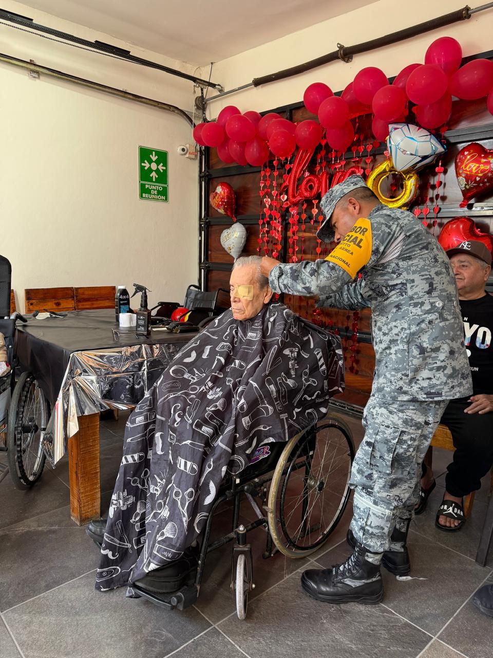 Visita de la guardia nacional