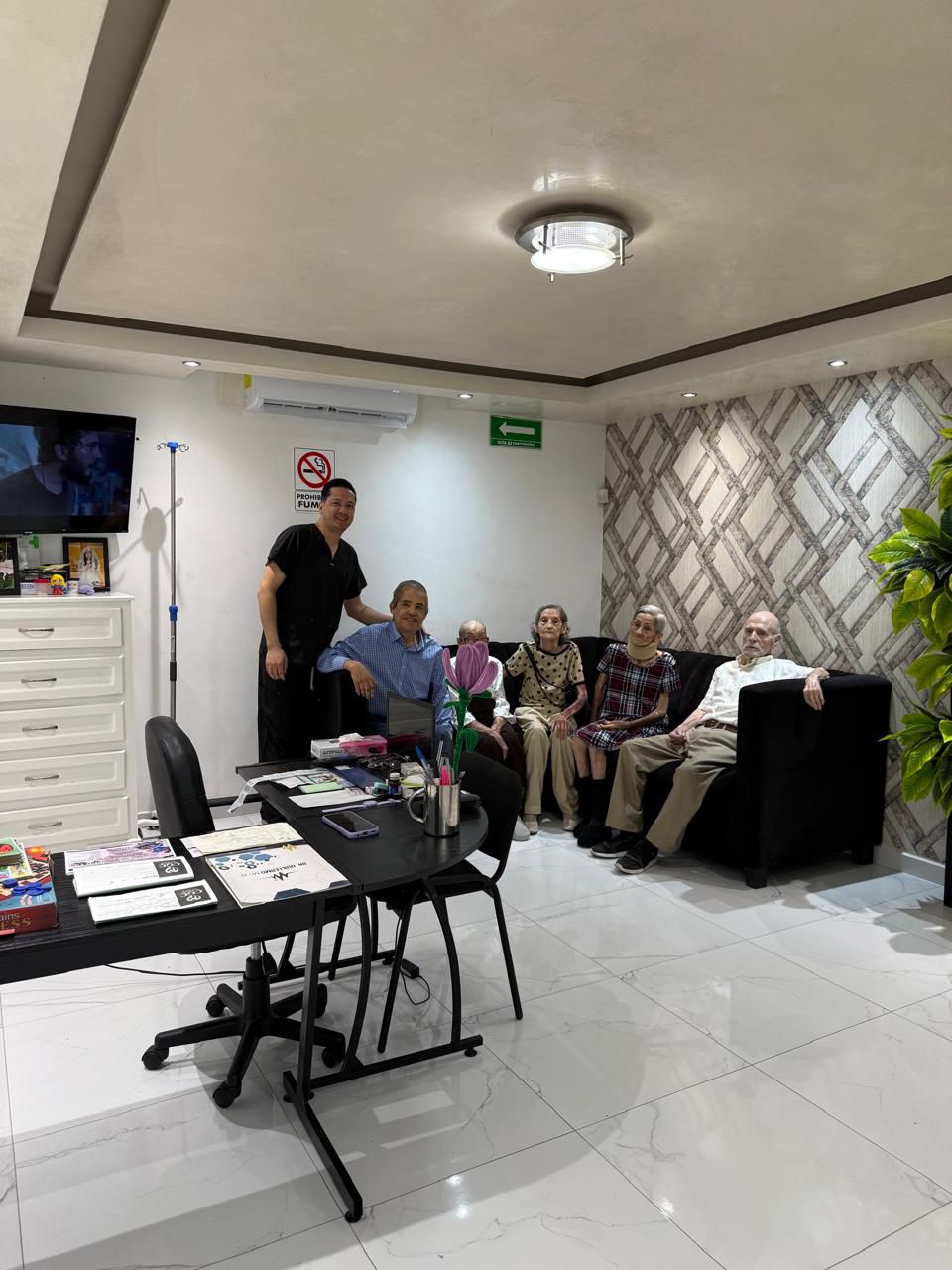 Actividades recreativas con residentes